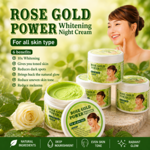 ✨ ROSE GOLD POWER Whitening Night Cream ✨